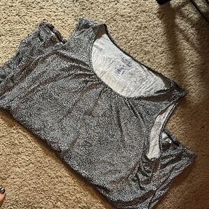 Croft & Barrow Black and White Tank Top